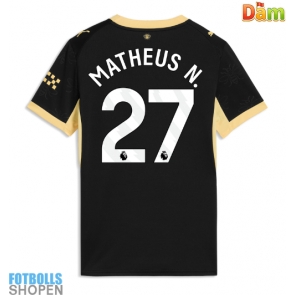 Billiga Manchester City Matheus Nunes #27 Bortatröja Dam 2026-27 Kortärmad